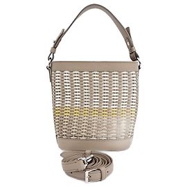 Borsa a secchiello intrecciata Artemis LORO PIANA (10134499) Marrone