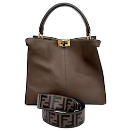 Fendi-Fendi Peekaboo Xlite Medium (10176625)-Brown