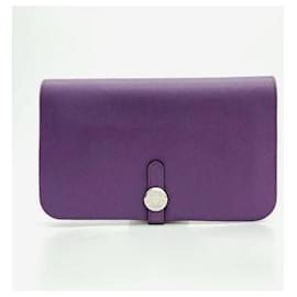 Hermès-Portefeuille Dogon HermèS (T) (1703405)-Violet