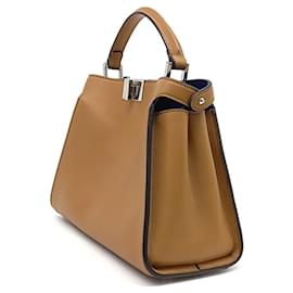 Fendi-Fendi Peekaboo Essentially Mini (8bn302) (10142268)-Brown