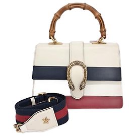 Borsa Tote e a Spalla Gucci Dionysus Bamboo (448075) (10063853) Bianco
