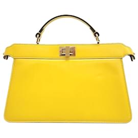 Fendi-Fendi Peekaboo I See U East-West (3380205)-Yellow