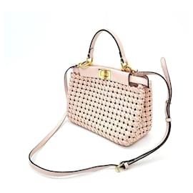 Fendi-Fendi Nappa Peekaboo Mini (7701191)-Pink