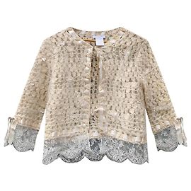 2005 Galliano for Christian Dior Runway tulle jacket Spring / summer 2005 Beige