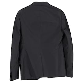 Prada-Prada Single-Breasted Blazer in Black Nylon-Black
