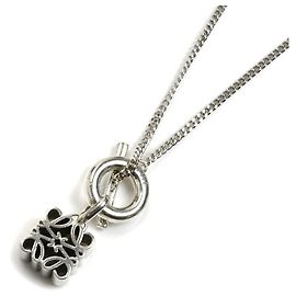 Collar Loewe Anagram de plata 925 Plata Metálico