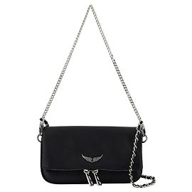 Rock Nano Wallet On Chain - Zadig & Voltaire - Leather - Black Black