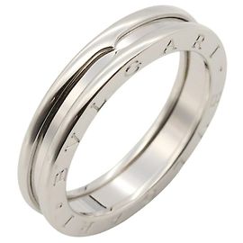Bulgari BVLGARI B-zero1 Au750 Ring Size 21 Silvery Metallic