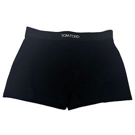 Tom Ford Black Logo Boyshorts Black