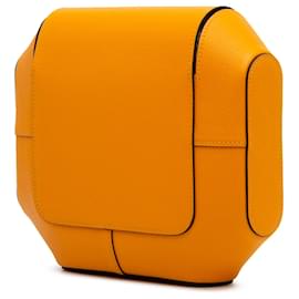Hermès-Pochette Octogone Epsom Jaune Hermès-Jaune,Moutarde