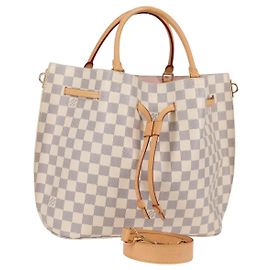 LOUIS VUITTON Sac à main Giroratta Damier Azur N41579 LV Auth 121229M Autre