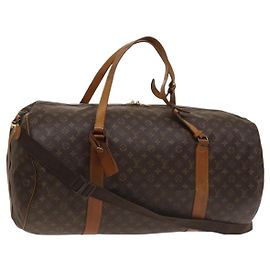 LOUIS VUITTON Monogram Sac Polochon 65 Boston Bag 2way M41222 LV Auth 124718 Monograma