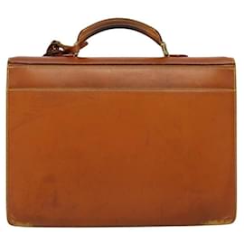 Louis Vuitton-LOUIS VUITTON Nomad Leather Robust 1 Business Bag Beige M85390 LV Auth bs26318-Beige