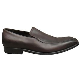 Mocassins Gucci de couro marrom escuro Castanho escuro