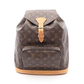 Louis Vuitton-Louis Vuitton Montsouris GM Monogram Backpack-Brown