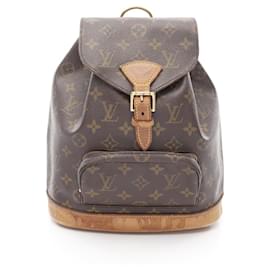 Louis Vuitton-Louis Vuitton Montsouris MM Monogram Backpack-Brown