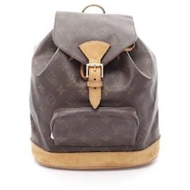 Louis Vuitton-Louis Vuitton Montsouris MM Monogram Backpack-Brown,Monogram