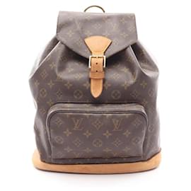 Louis Vuitton-Louis Vuitton Montsouris GM Monogram Backpack-Brown
