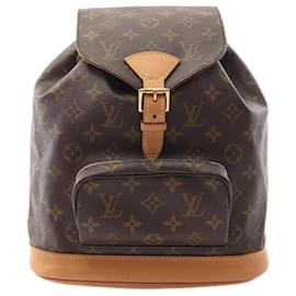 Louis Vuitton-Louis Vuitton Montsouris MM Backpack-Brown
