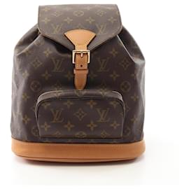 Louis Vuitton-Louis Vuitton Montsouris MM Backpack-Brown