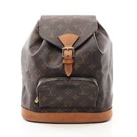 Louis Vuitton-Louis Vuitton Montsouris MM Backpack-Brown