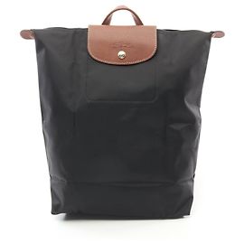 Longchamp Le Pliage Original M Backpack Brown Black