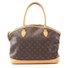 Louis Vuitton Lockit Horizontal Tote Bag Braun