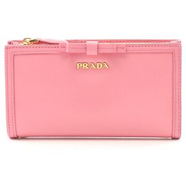 Prada Vitello Move Fioco Geldbörse im Bi-Fold-Format Pink