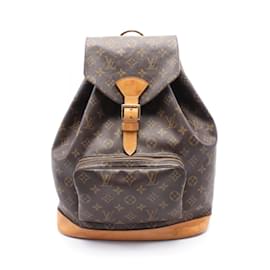Louis Vuitton-Louis Vuitton Montsouris GM Monogram Backpack-Brown,Monogram