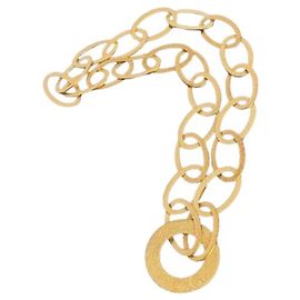 Superbe collier DOLCE & GABBANA Collection "Stone" doré Doré