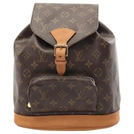 Louis Vuitton-Louis Vuitton Montsouris MM Backpack-Brown