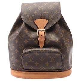 Louis Vuitton-Louis Vuitton Montsouris MM Backpack-Brown