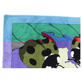 Hermès-HERMES LADYBUG BEACH TOWEL COTTON-Multiple colors