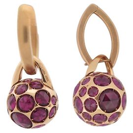 NEUE POMELLATO HAREM RHODOLIT OHRRINGE 18K ROSEGOLD Golden