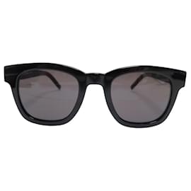 Saint Laurent-SAINT LAURENT SL M124 BLACK SUNGLASSES IN BLACK RESIN-Black