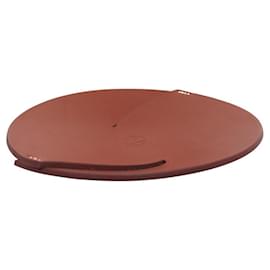 Hermès-VIDE POCHE HERMES PLI H FAUVE CUIR BARENIA SELLIER + BOITE LEATHER EMPTY POCKET-Marron