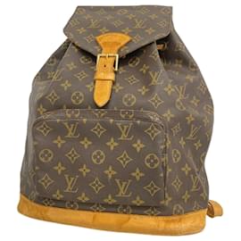 Louis Vuitton-Louis Vuitton Monogram Montsouris GM Backpack-Brown