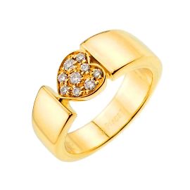 Anillo de corazón Piaget Juliet Dorado