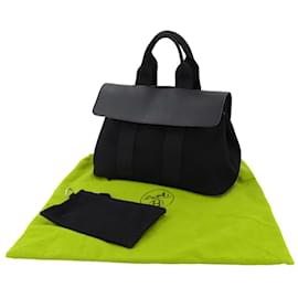 Hermès-Sac à main Hermes Valparaiso PM-Noir