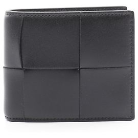 Billetera bi-fold Cassette de Bottega Veneta Negro