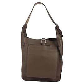 Hermès-Sac à main Hermes Marwari PM-Marron
