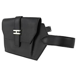Hermès-Sac banane Hermes Elan Pocket 24-Noir
