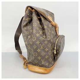 Louis Vuitton-Louis Vuitton Monogram Montsouris GM Backpack-Brown