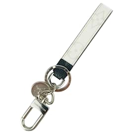 Louis Vuitton-Louis Vuitton Monogram Canvas Keyring-Black,White