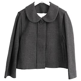 Chloé Chloe Fall 2006 Brown Wool Cropped Jacket Brown