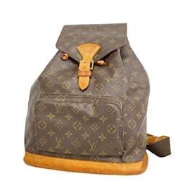 Louis Vuitton-Louis Vuitton Monogram Montsouris GM Backpack-Brown