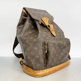 Louis Vuitton-Louis Vuitton Monogram Montsouris GM Backpack-Brown