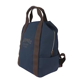 Hermès-Sac à dos de pansage Hermes-Marron,Rouge,Orange