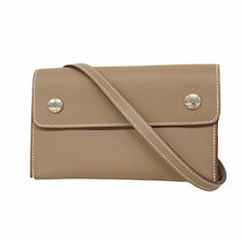 Hermès-Sac de taille Hermes Nap to Go en cuir Epsom-Taupe