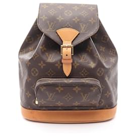 Louis Vuitton-Louis Vuitton Montsouris MM Monogram Backpack-Brown